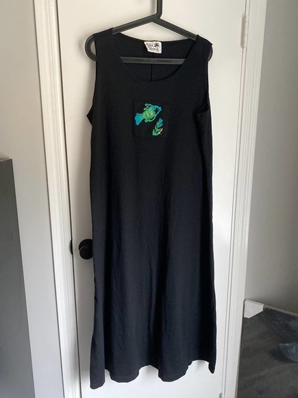 Copa Cabana 2 Piece Resort Fish Tank Maxi Dress w/ Shirt - Picture 5 of 5